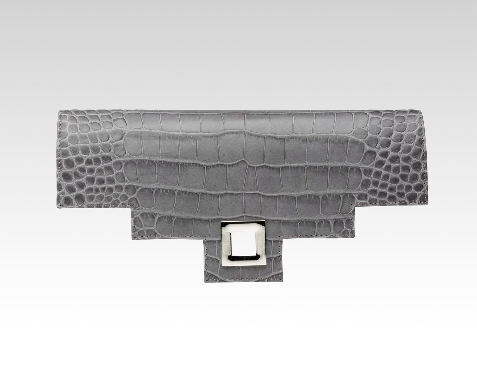 Quoin Medium Handbag Flap - Grey