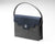 Quoin Briefcase - Grey Croc with Navy Flap