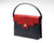 Quoin Briefcase - Navy Croc with Red Flap