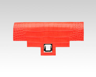 Quoin Medium Handbag Flap - Red